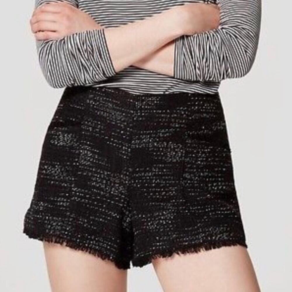 LOFT Fringed Shorts